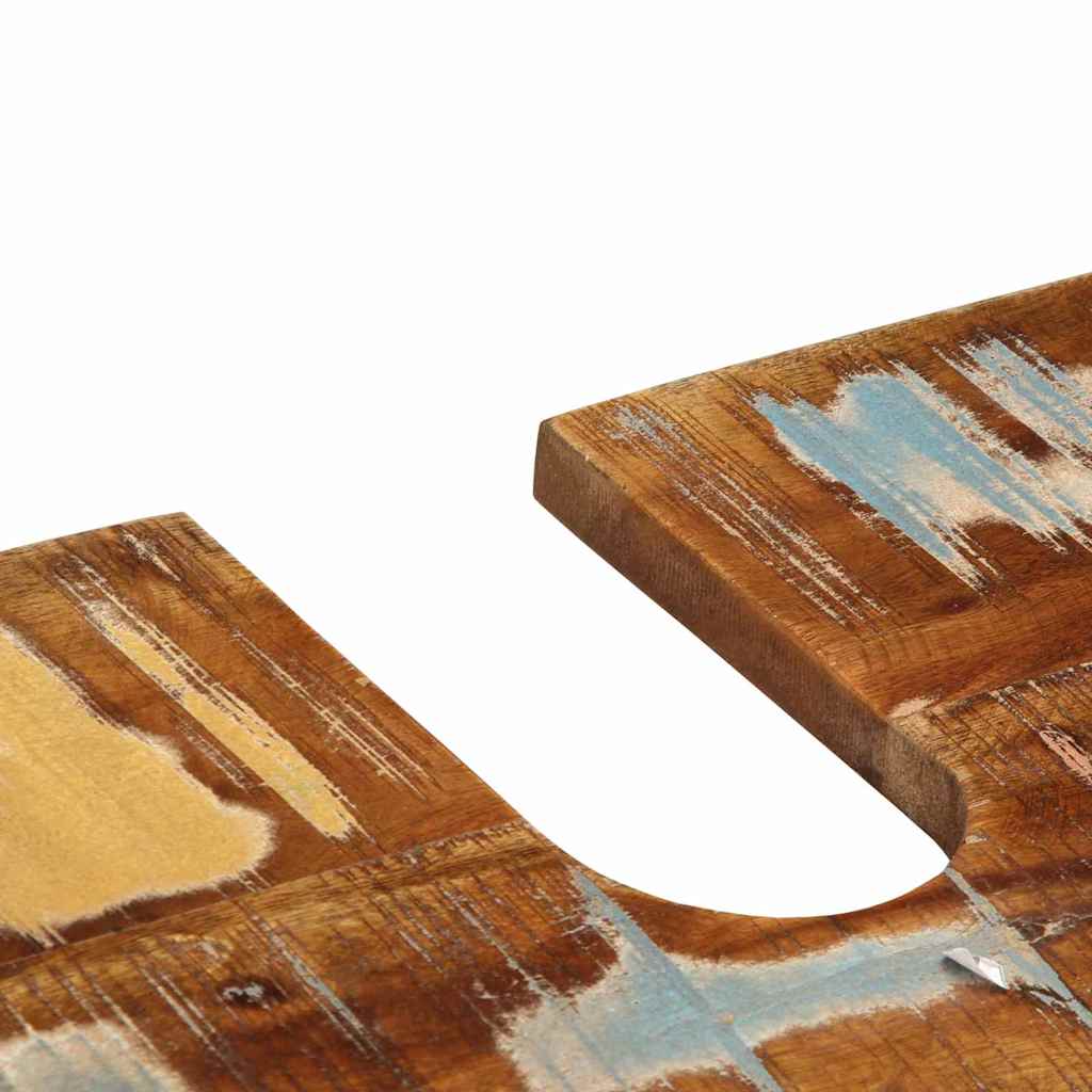 Bathroom Furniture Set 3 pcs Multicolour Solid Reclaimed Wood