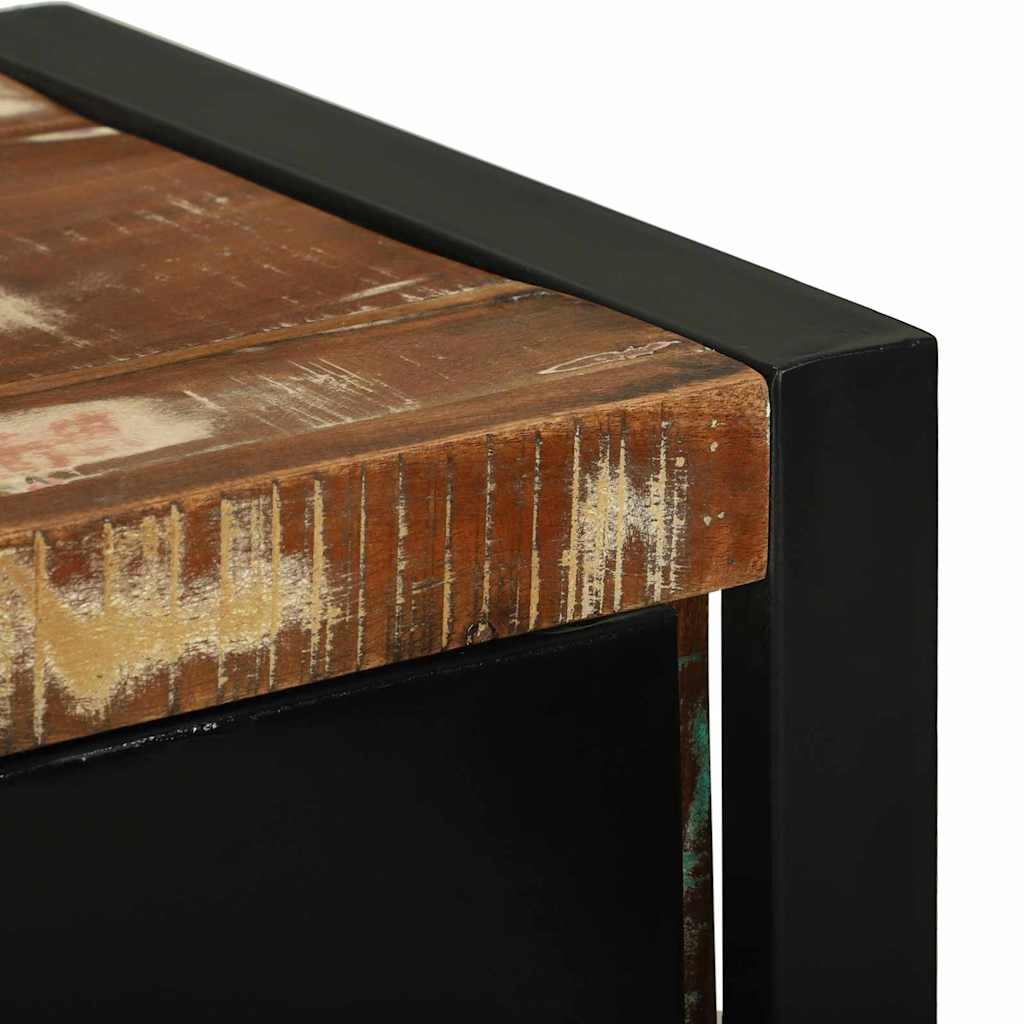 Bathroom Furniture Set 3 pcs Multicolour Solid Reclaimed Wood