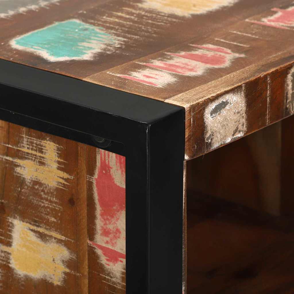 Bathroom Furniture Set 4 pcs Multicolour Solid Reclaimed Wood