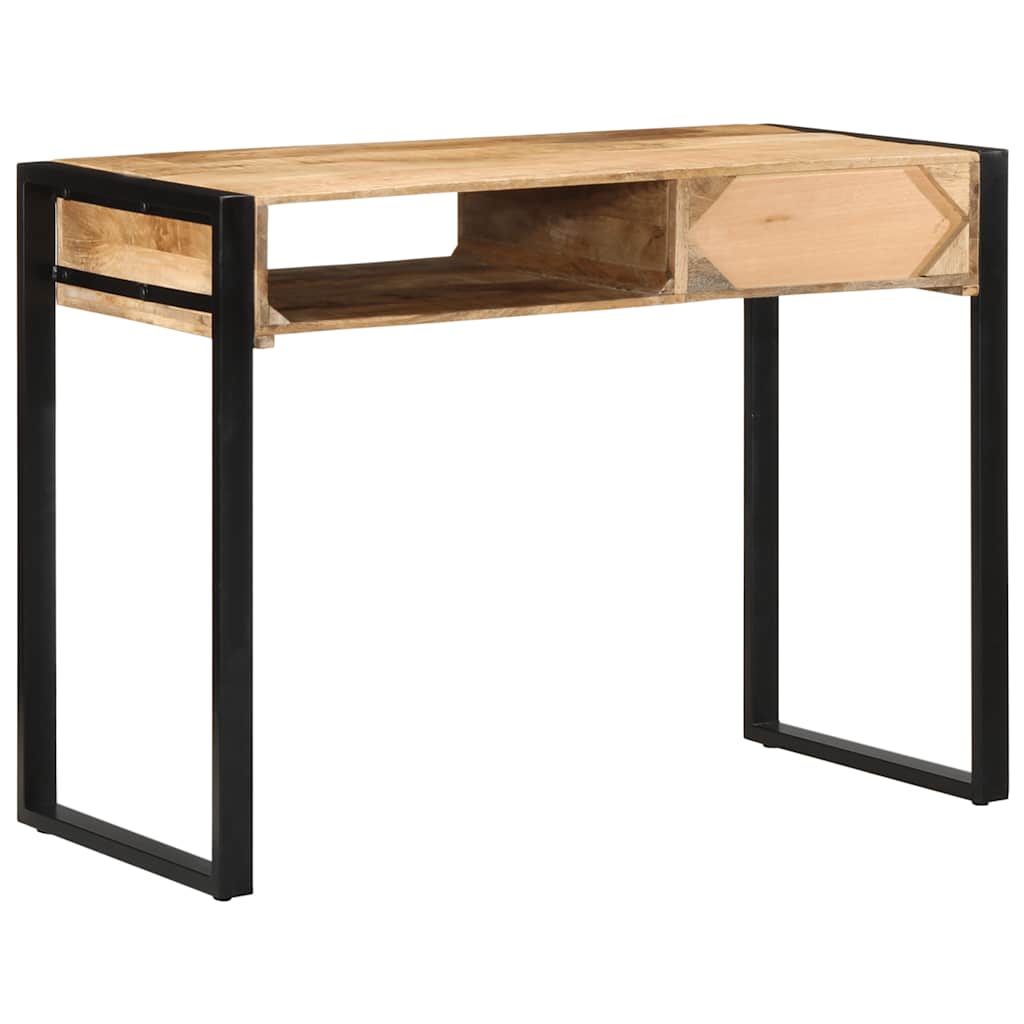 Desk 100x50x75 cm Solid Rough Wood Mango