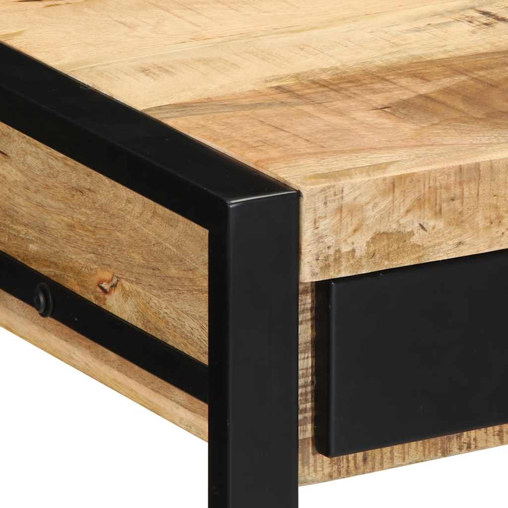 Desk 100x50x75 cm Solid Rough Wood Mango