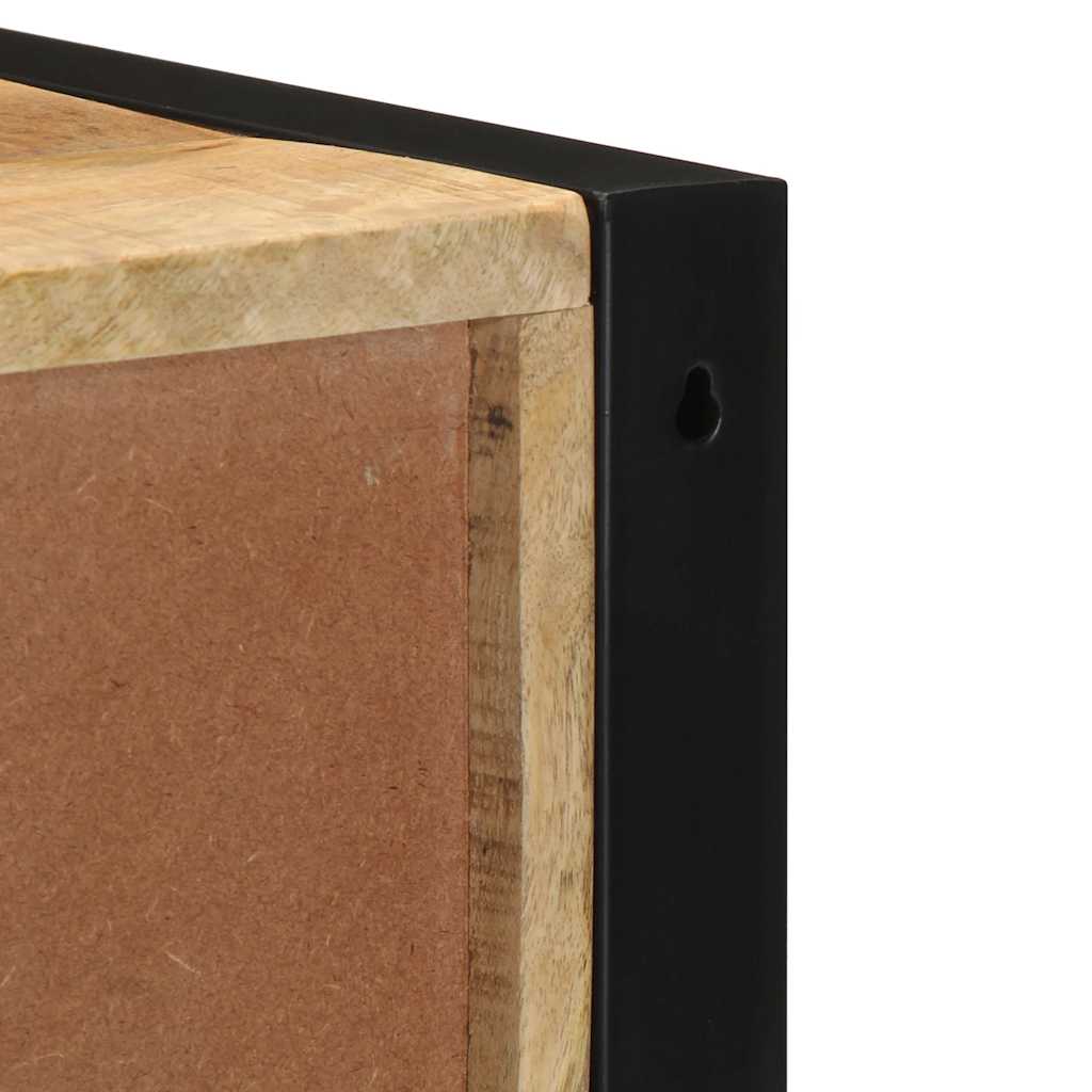 Bedside Cabinet 40x35x40 cm Solid Rough Wood Mango