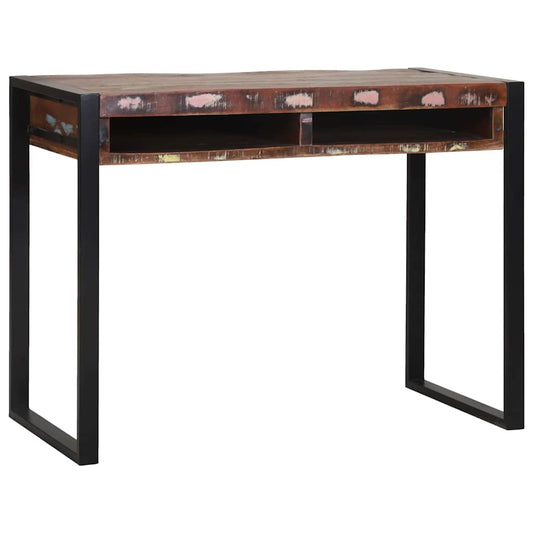 Dressing Table Multicolour 100 X 50 X 75 Cm Solid Reclaim Wood