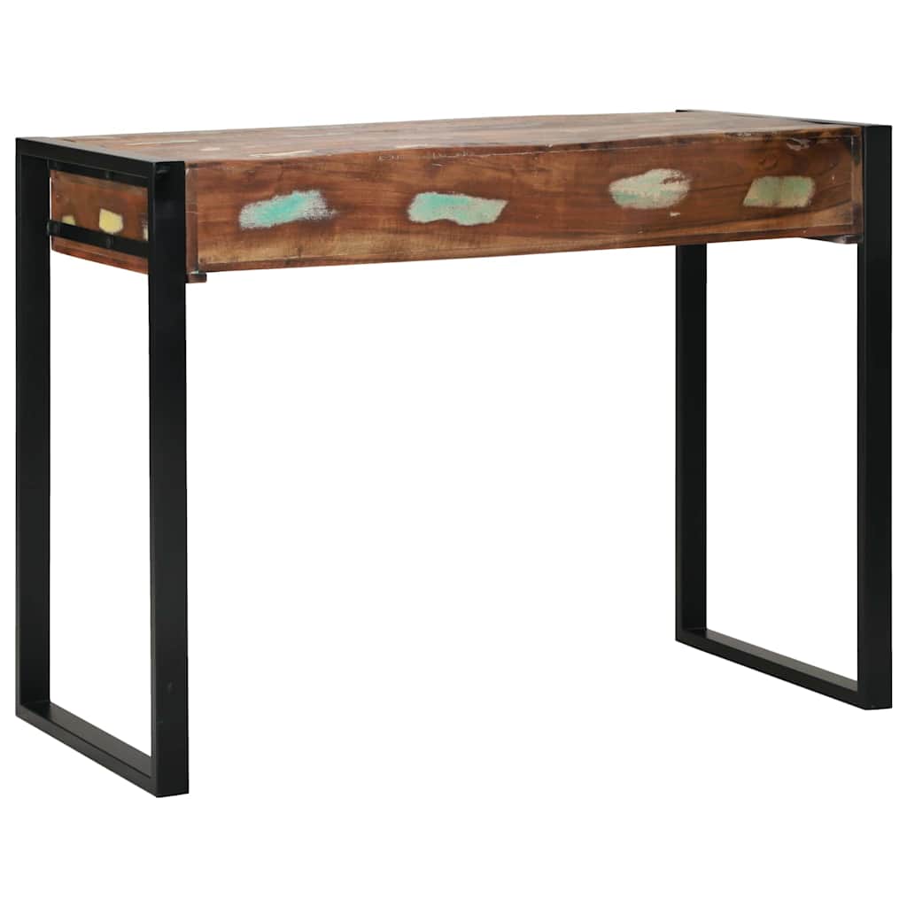 Dressing Table Multicolour 100 X 50 X 75 Cm Solid Reclaim Wood