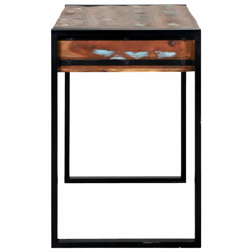 Dressing Table Multicolour 100 X 50 X 75 Cm Solid Reclaim Wood