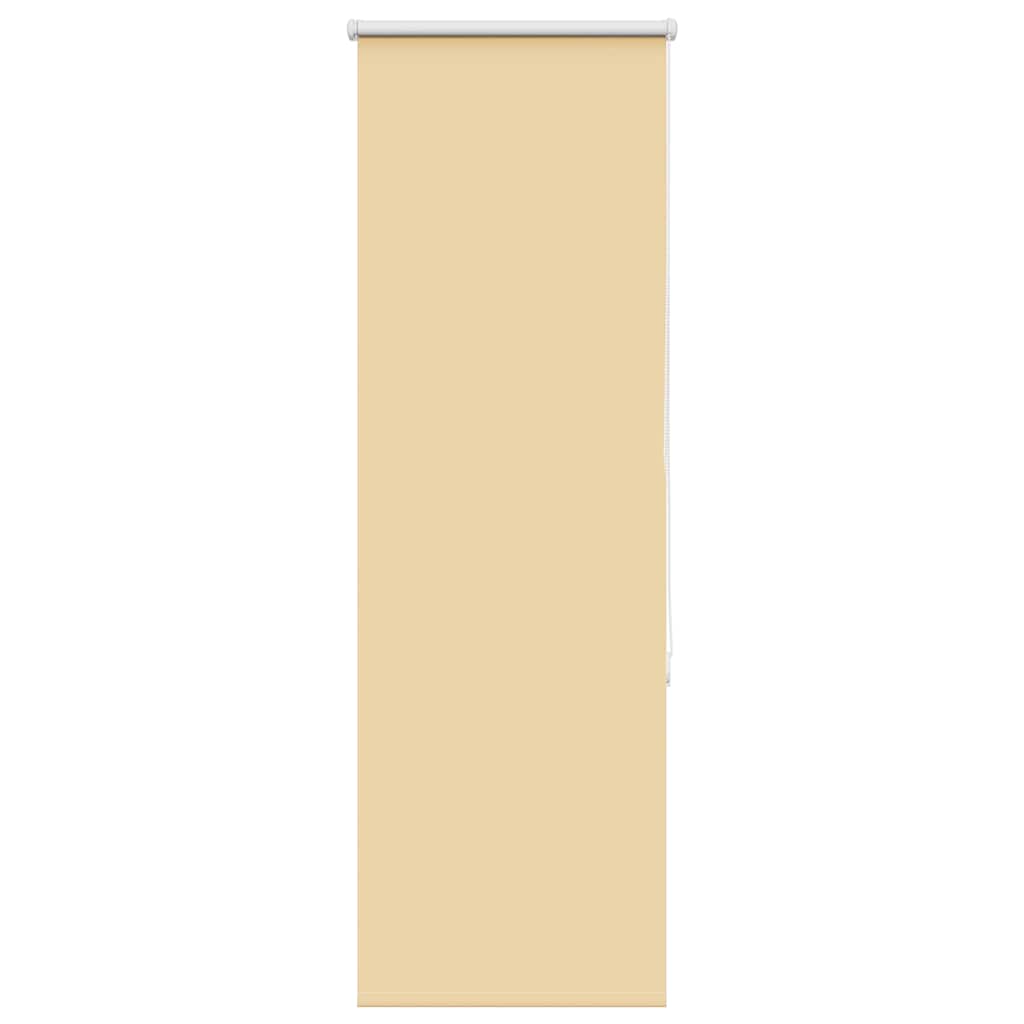Roller Blind Blackout Beige 40x130 cm Fabric Width 35.7 cm Polyester