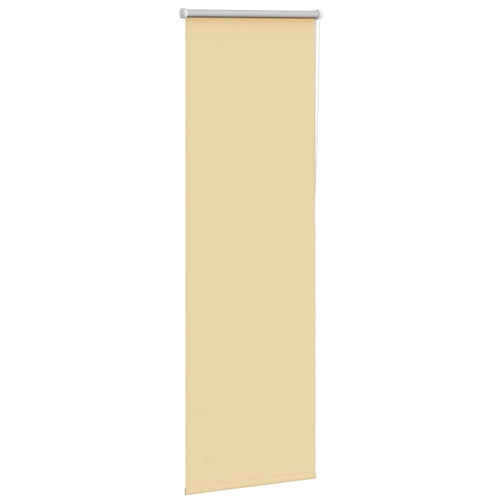 Roller Blind Blackout Beige 55x150 cm Fabric Width 50.7 cm Polyester