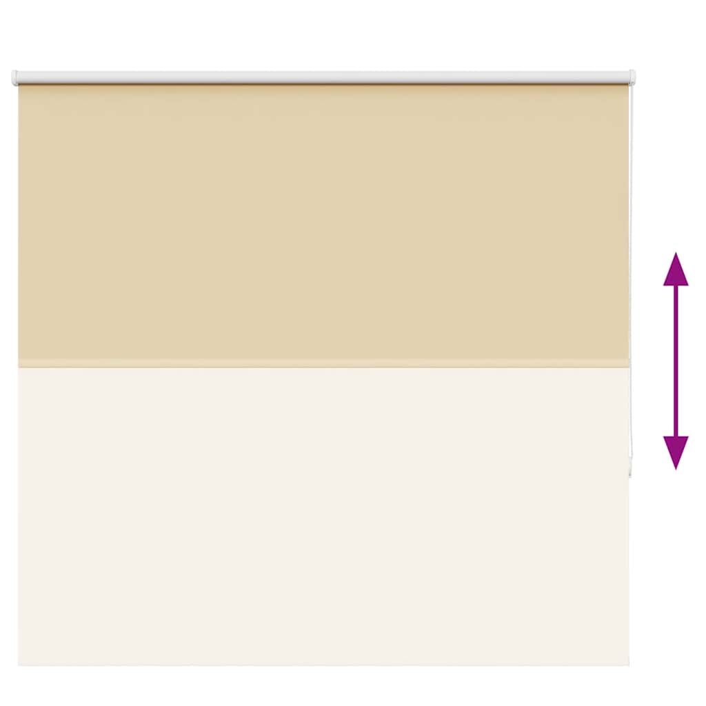 Roller Blind Blackout Beige 165x175 cm Fabric Width 161.6 cm Polyester