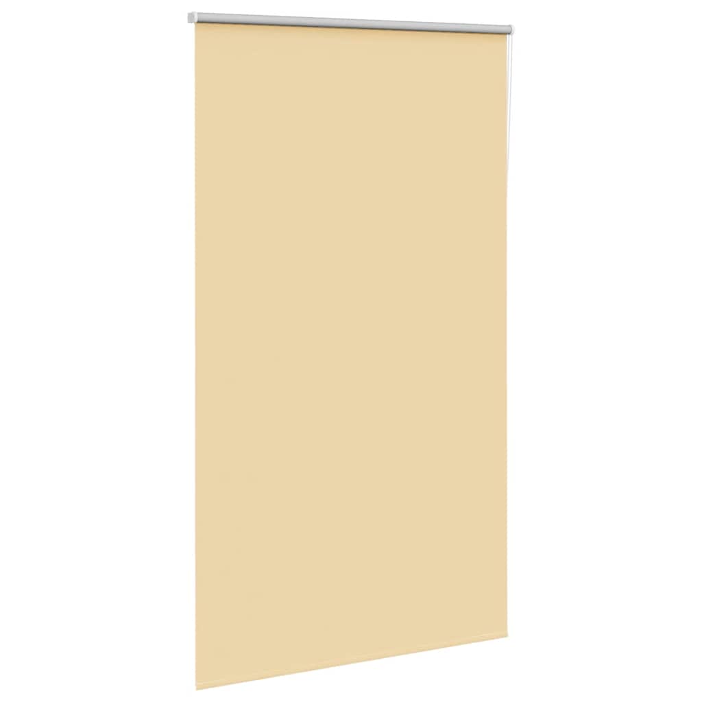 Roller Blind Blackout Beige 135x210 cm Fabric Width 131.6 cm Polyester