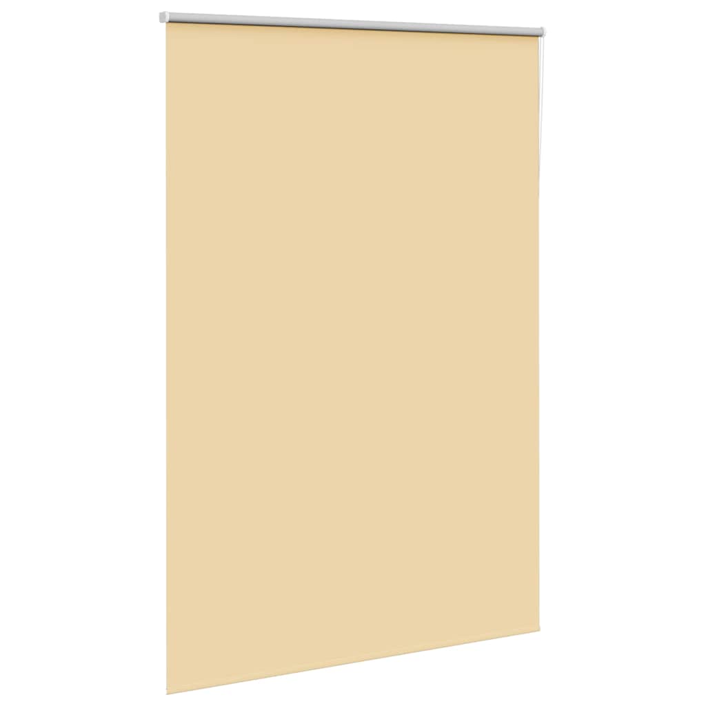 Roller Blind Blackout Beige 160x210 cm Fabric Width 156.6 cm Polyester
