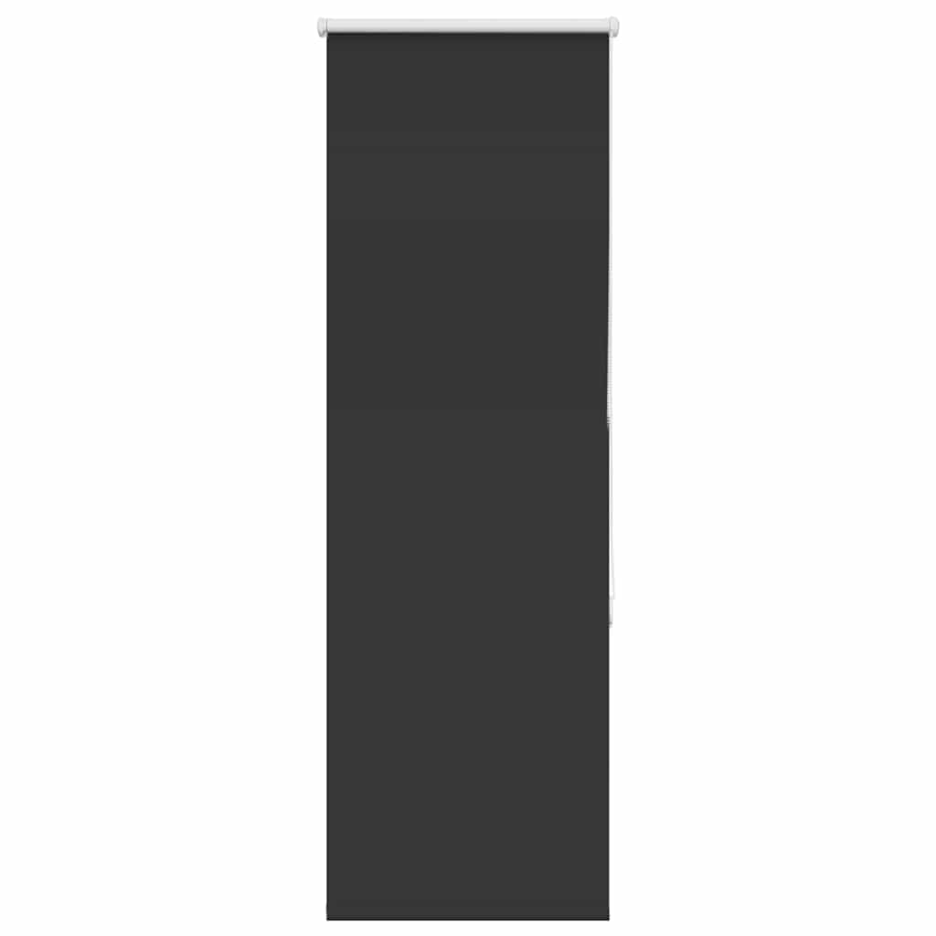 Roller Blind Blackout Black 60x130 cm Fabric Width 55.7 cm Polyester