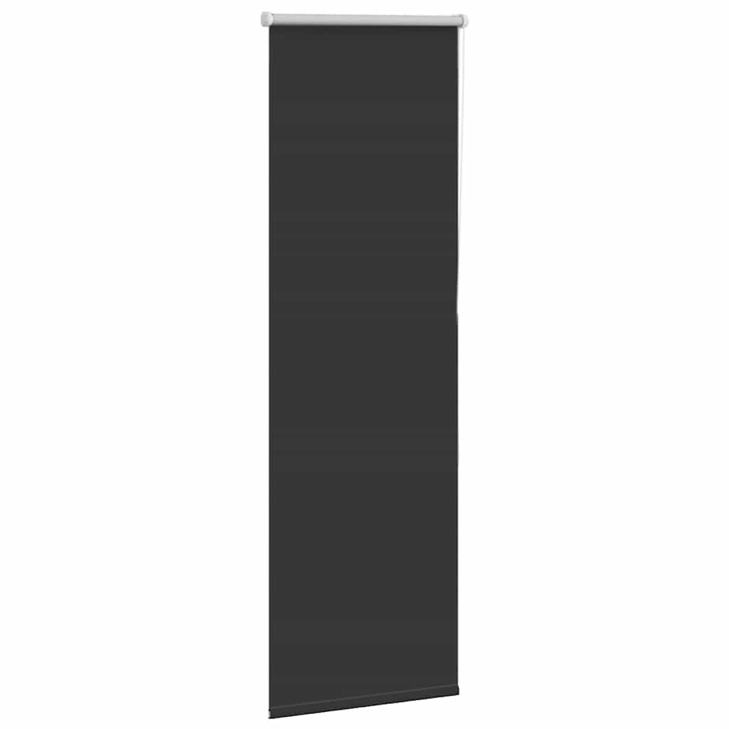 Roller Blind Blackout Black 50x150 cm Fabric Width 45.7 cm Polyester