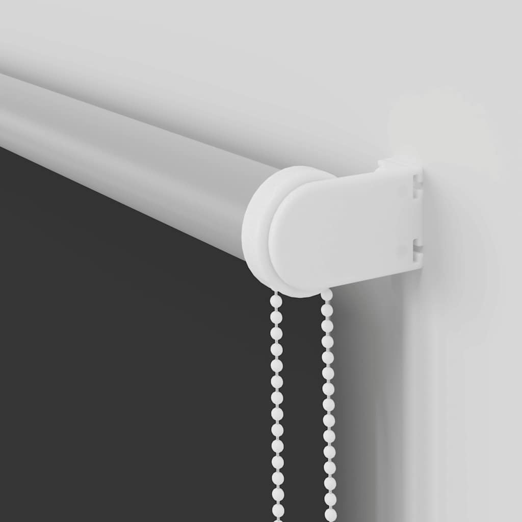 Roller Blind Blackout Black 125x175 cm Fabric Width 121.6 cm Polyester