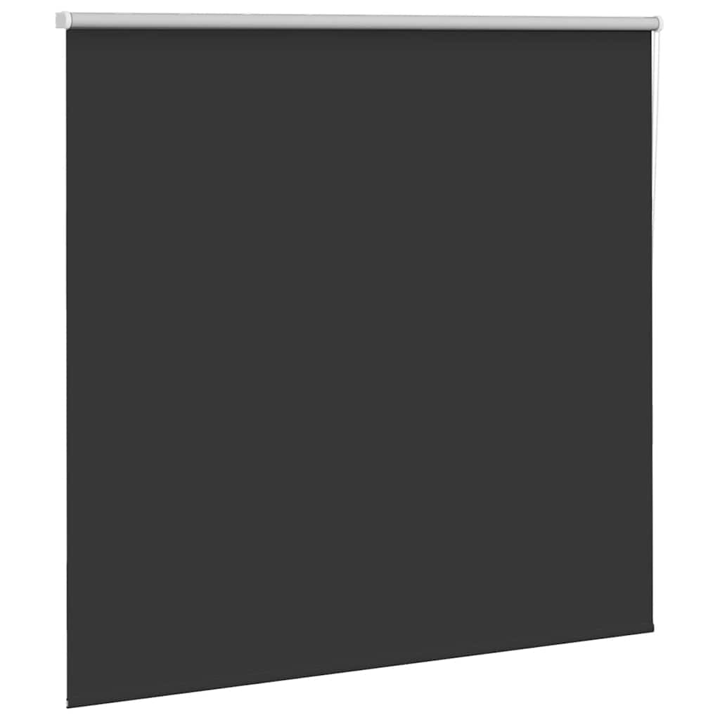 Roller Blind Blackout Black 160x175 cm Fabric Width 156.6 cm Polyester