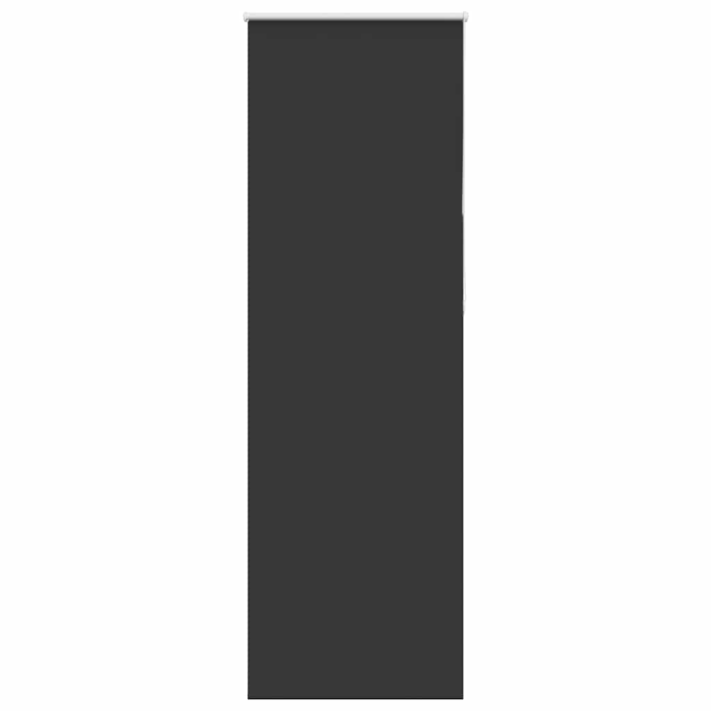 Roller Blind Blackout Black 65x210 cm Fabric Width 60.7 cm Polyester