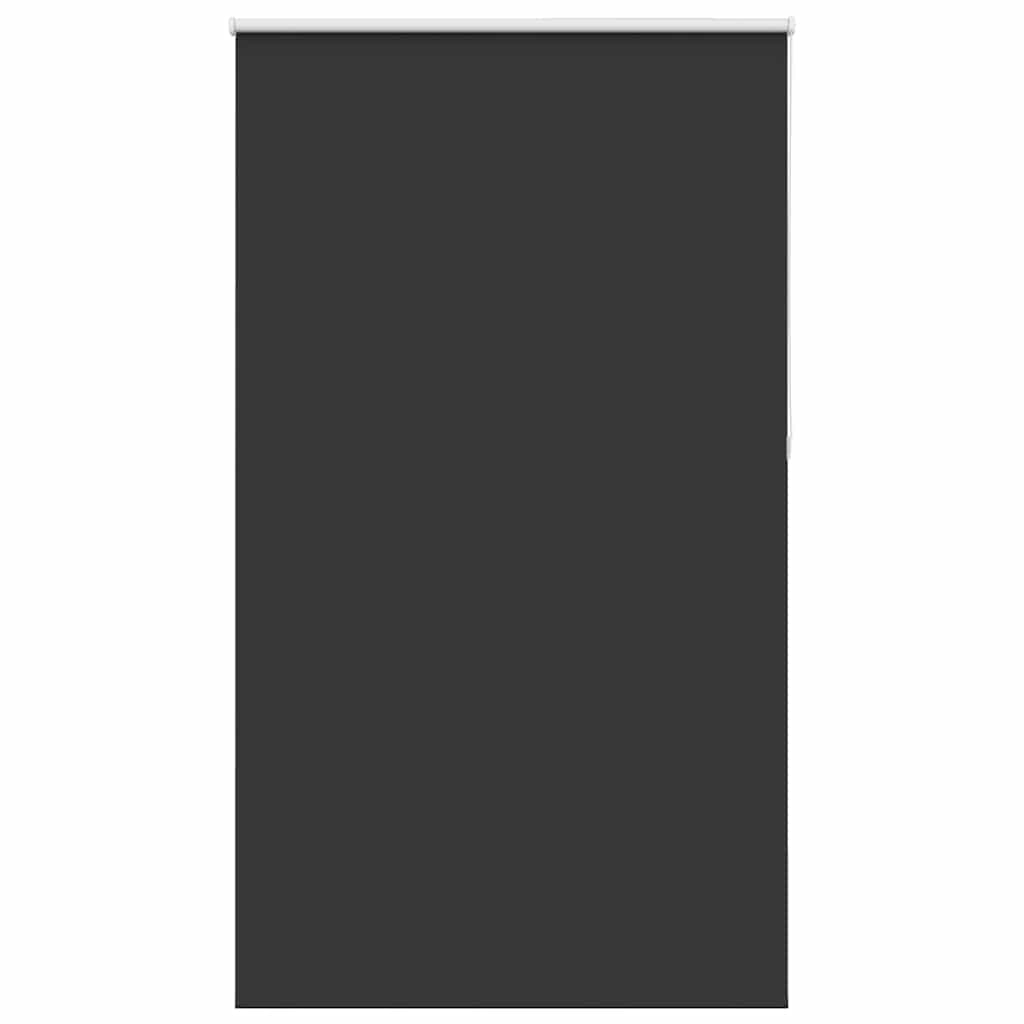 Roller Blind Blackout Black 120x210 cm Fabric Width 116.6 cm Polyester