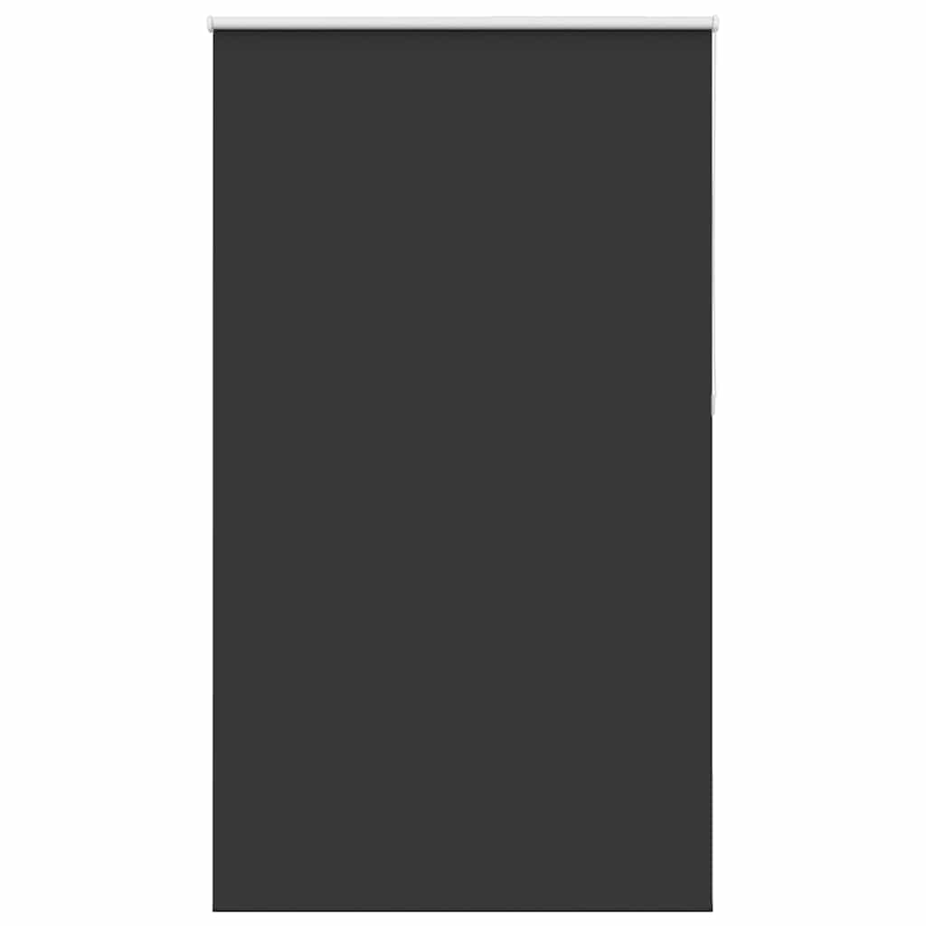 Roller Blind Blackout Black 140x210 cm Fabric Width 136.6 cm Polyester