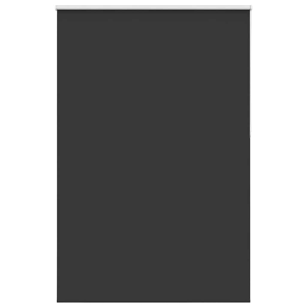 Roller Blind Blackout Black 150x210 cm Fabric Width 146.6 cm Polyester