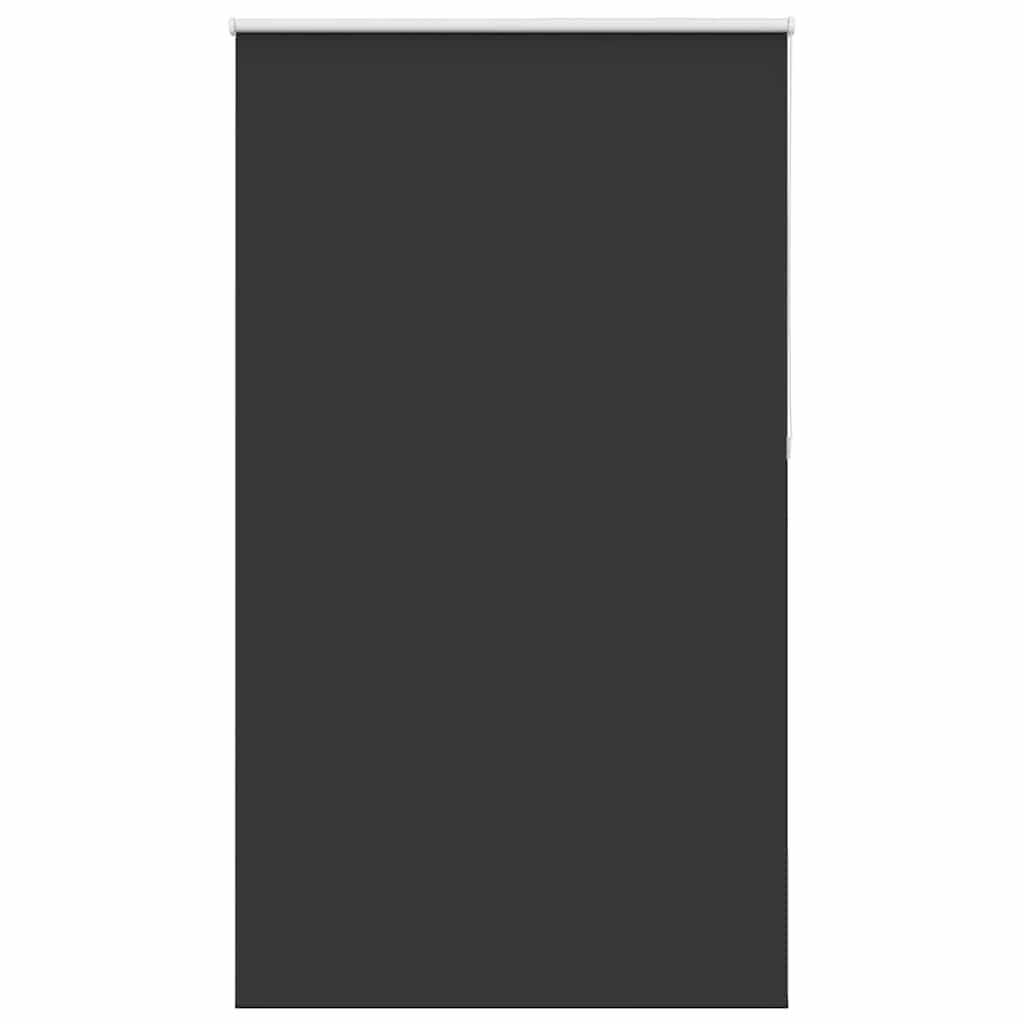 Roller Blind Blackout Black 140x230 cm Fabric Width 136.6 cm Polyester