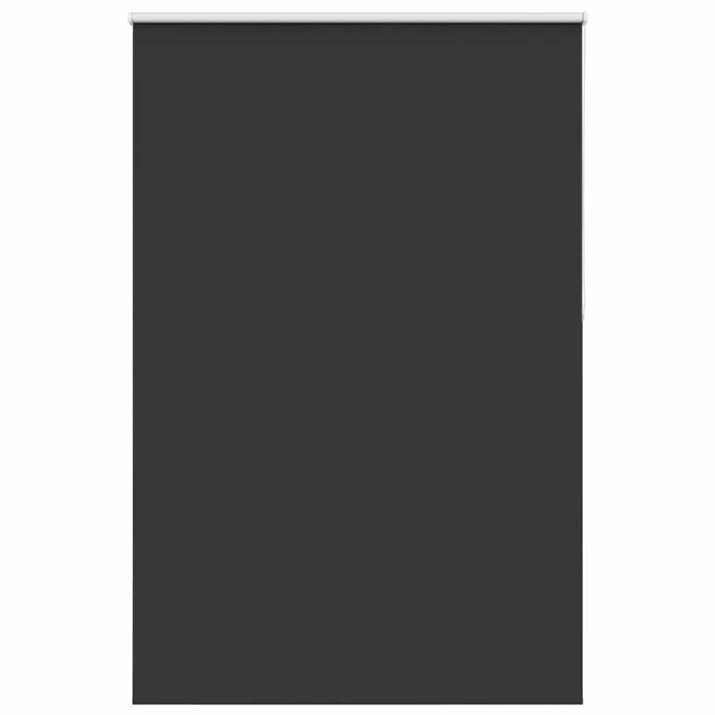 Roller Blind Blackout Black 155x230 cm Fabric Width 151.6 cm Polyester