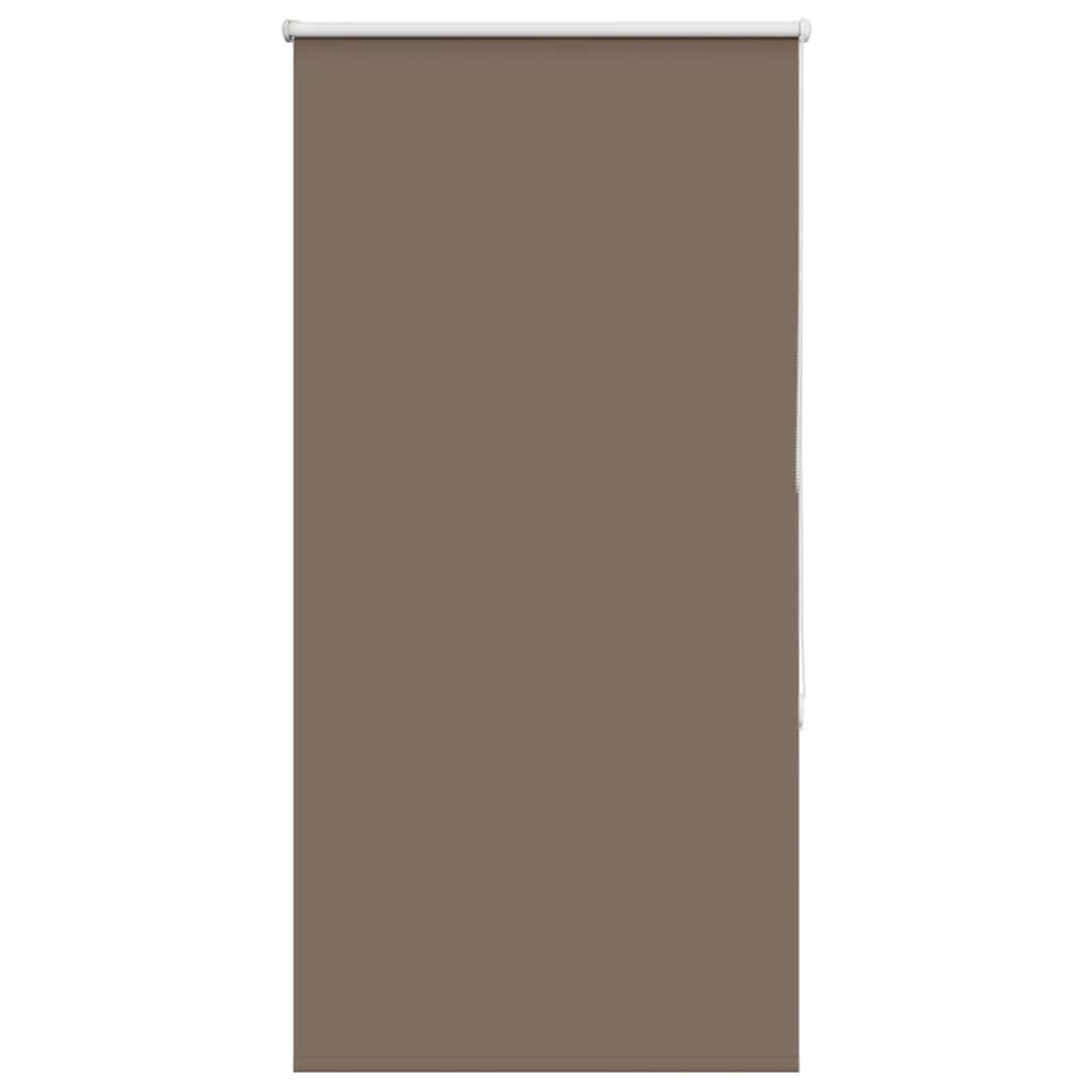 Roller Blind Blackout Coffee 75x130 cm Fabric Width 70.7 cm Polyester