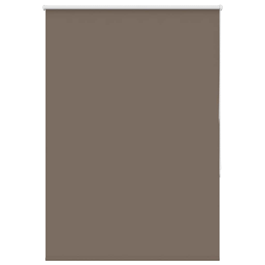 Roller Blind Blackout Coffee 100x130 cm Fabric Width 95.7 cm Polyester