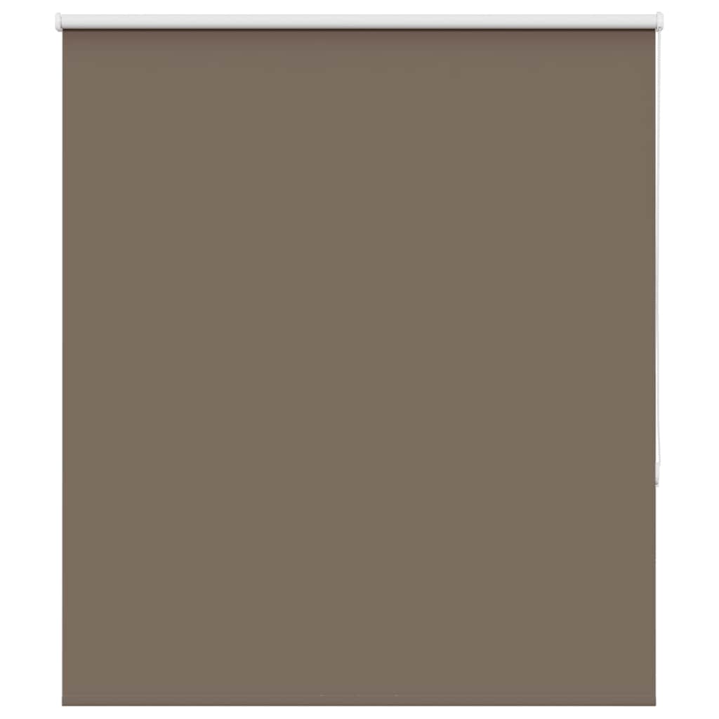 Roller Blind Blackout Coffee 125x130 cm Fabric Width 121.6 cm Polyester