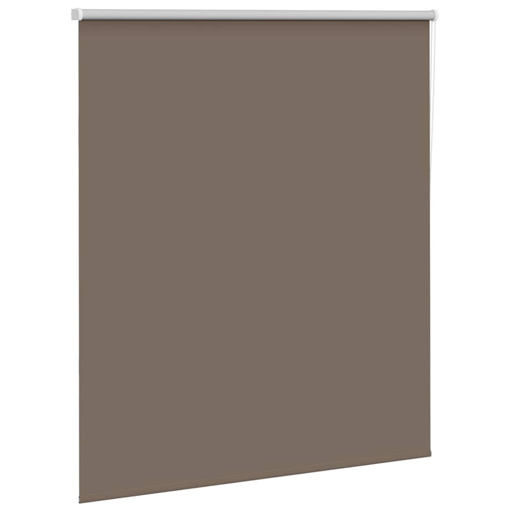 Roller Blind Blackout Coffee 125x130 cm Fabric Width 121.6 cm Polyester