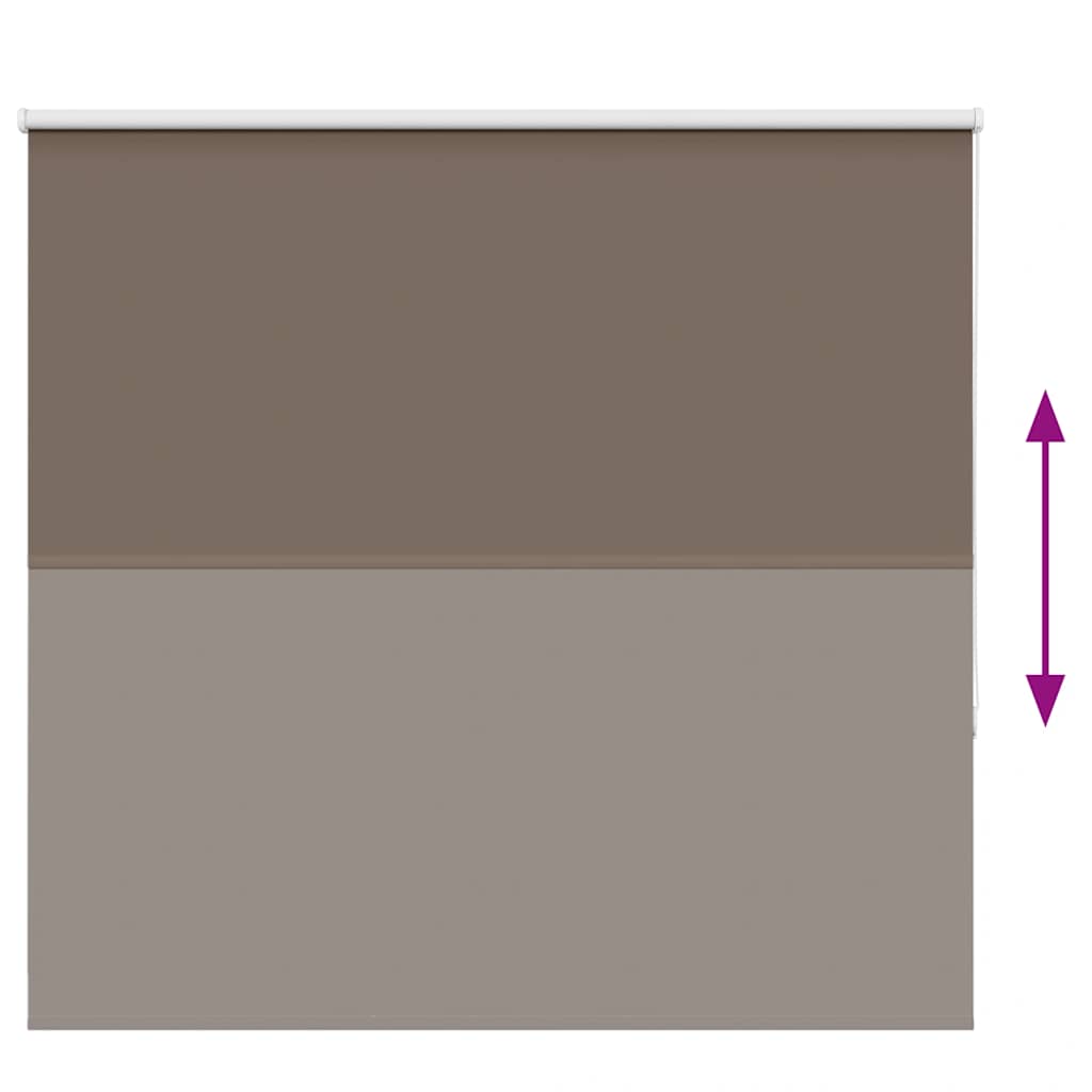 Roller Blind Blackout Coffee 160x130 cm Fabric Width 156.6 cm Polyester