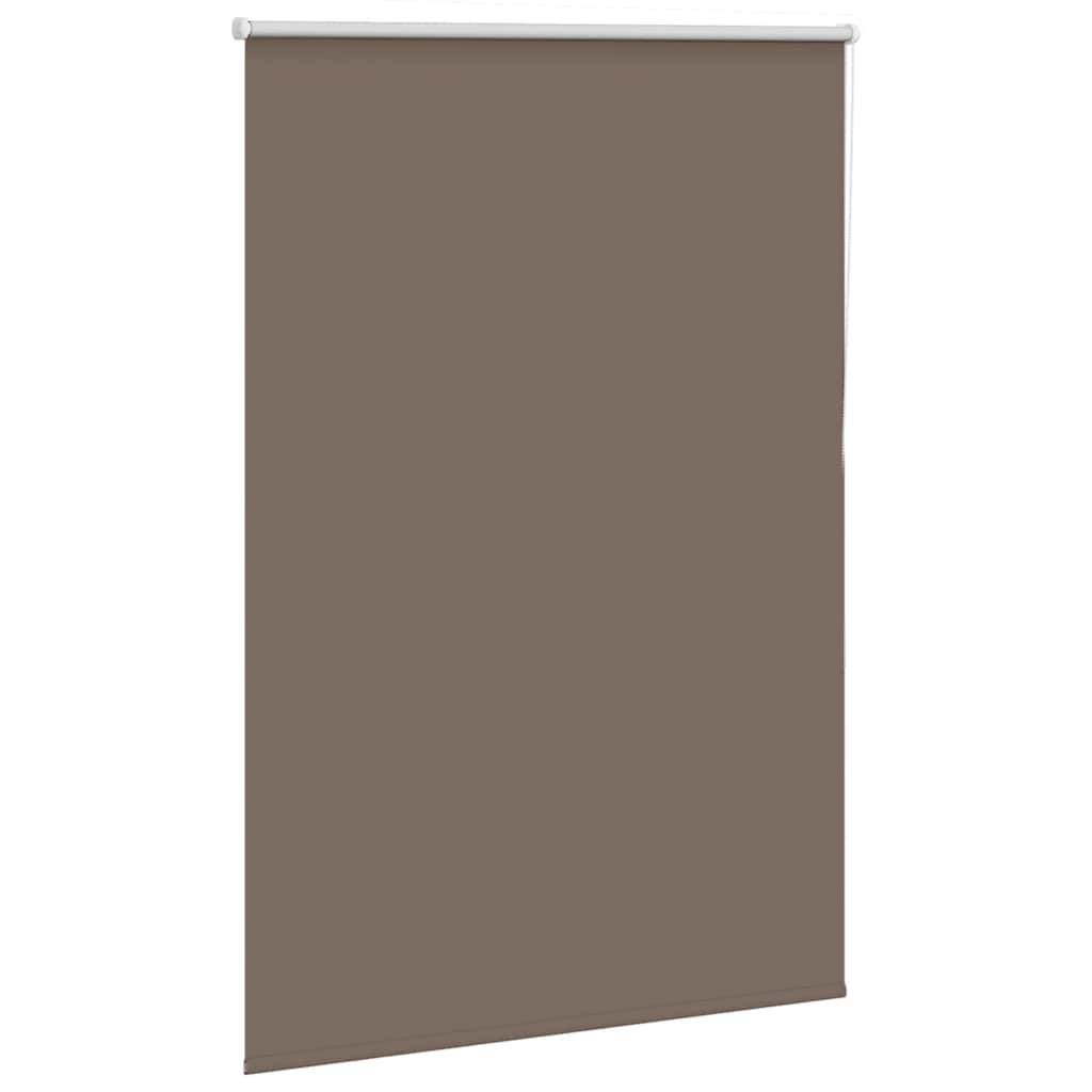 Roller Blind Blackout Coffee 110x150 cm Fabric Width 105.7 cm Polyester
