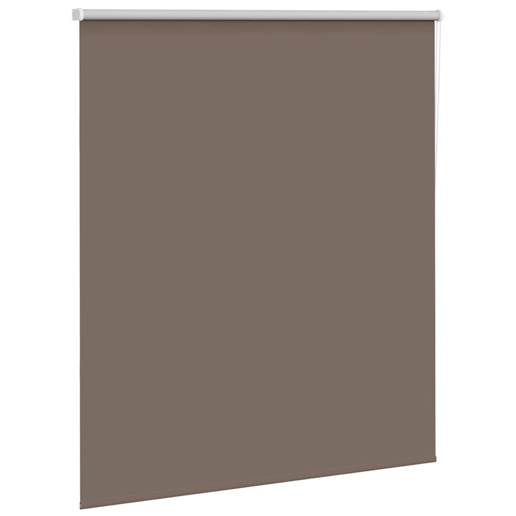 Roller Blind Blackout Coffee 135x150 cm Fabric Width 131.6 cm Polyester