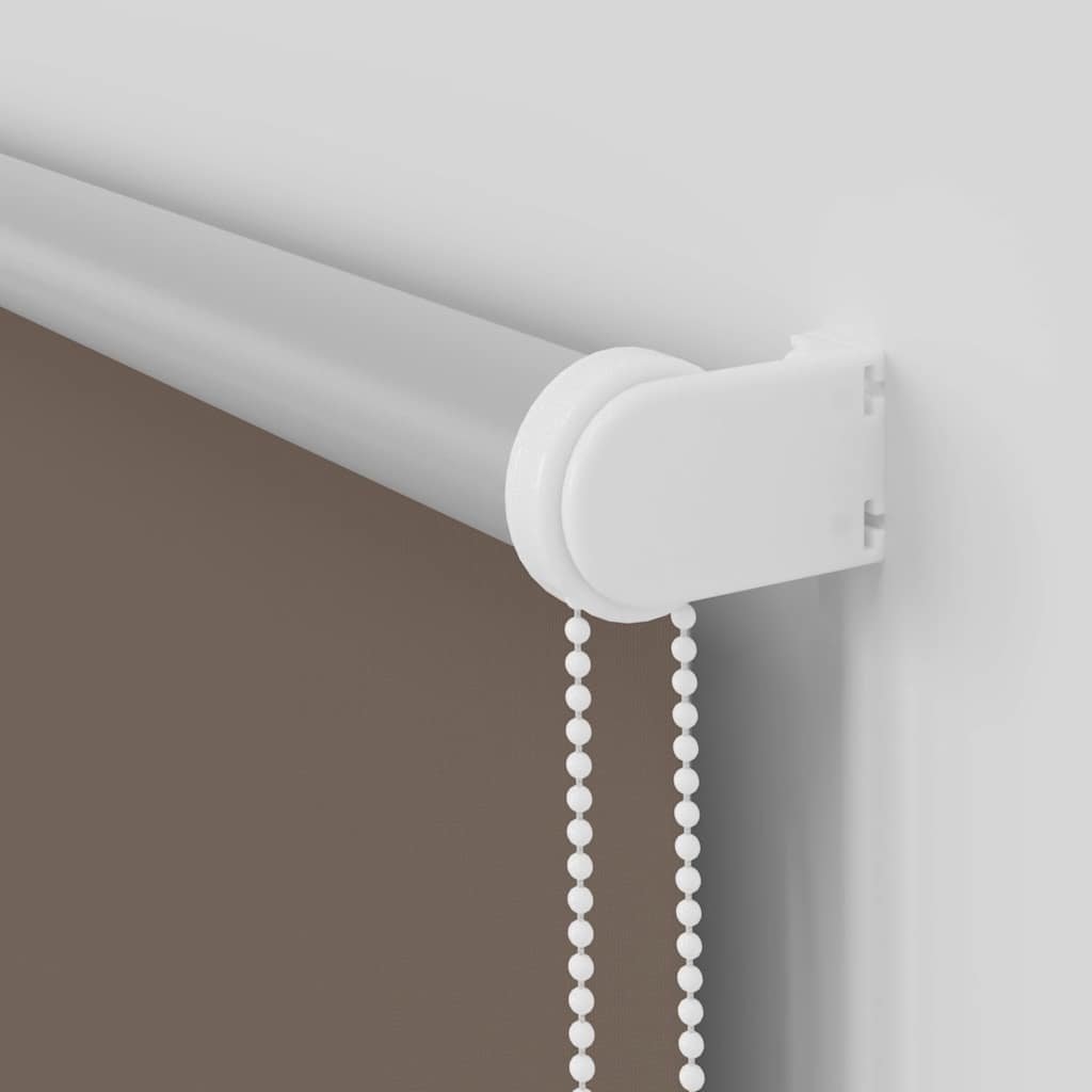 Roller Blind Blackout Coffee 150x150 cm Fabric Width 146.6 cm Polyester