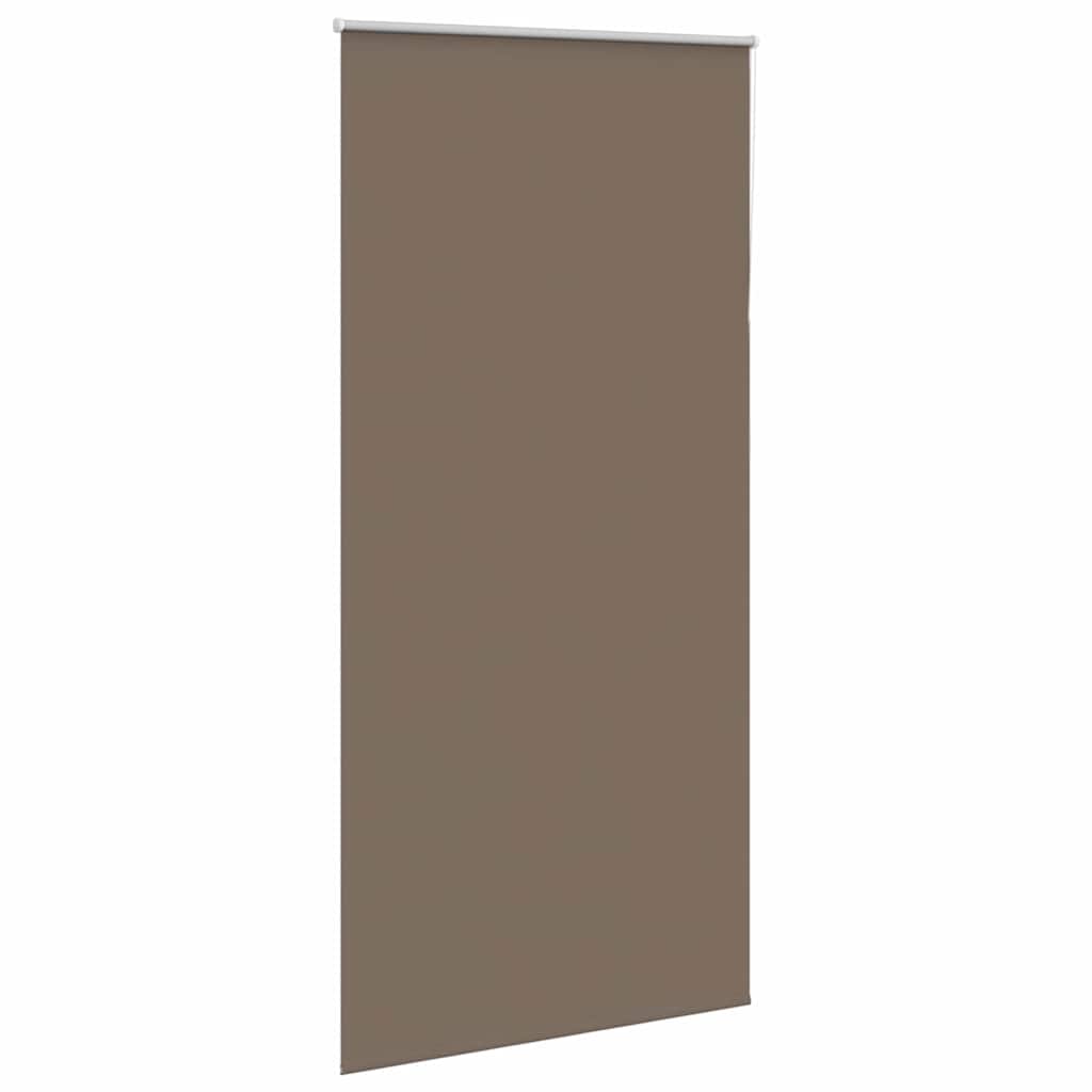 Roller Blind Blackout Coffee 110x210 cm Fabric Width 105.7 cm Polyester