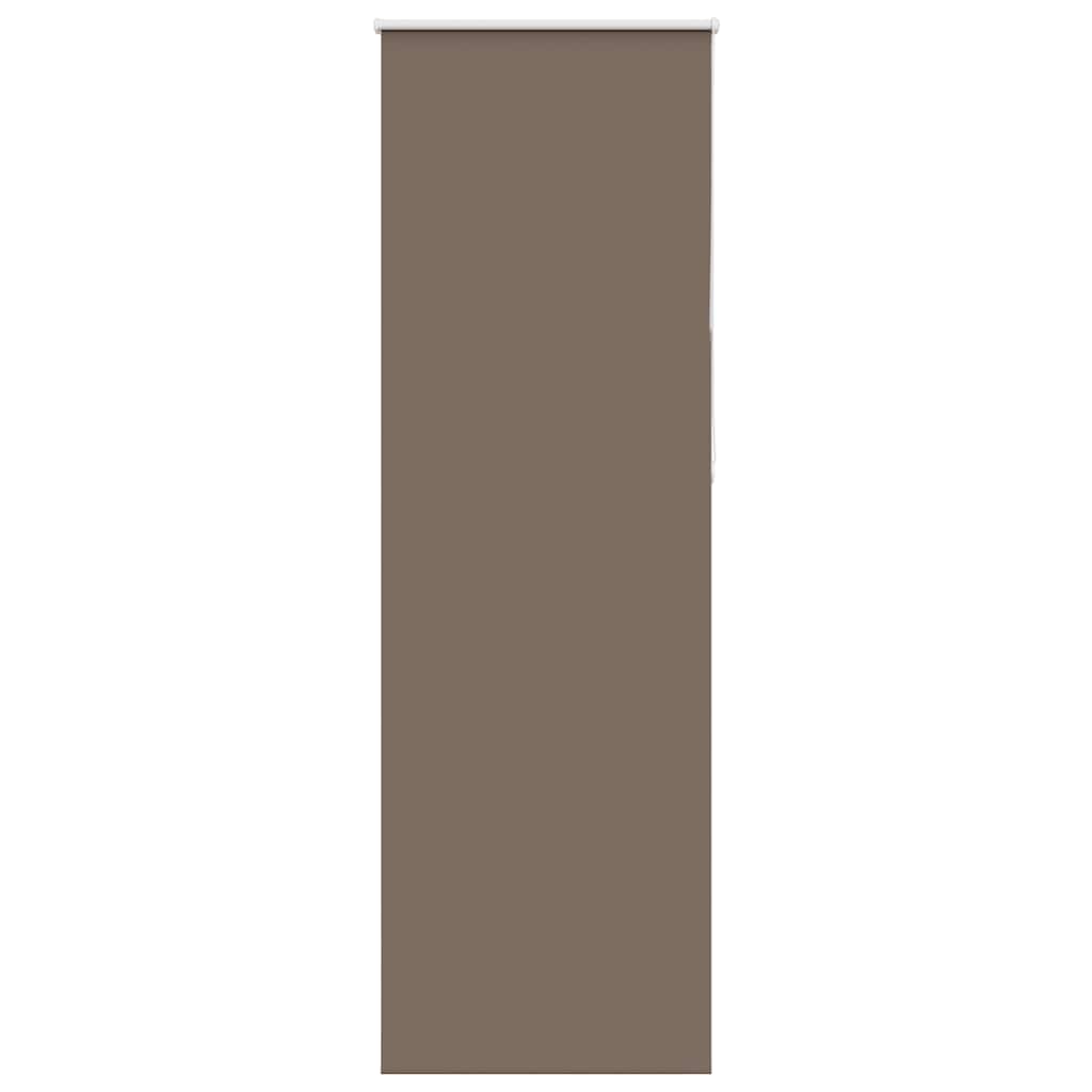 Roller Blind Blackout Coffee 80x230 cm Fabric Width 75.7 cm Polyester