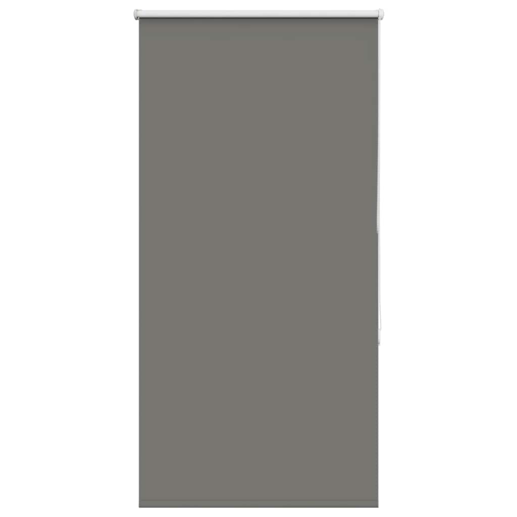 Roller Blind Blackout Grey 85x130 cm Fabric Width 80.7 cm Polyester