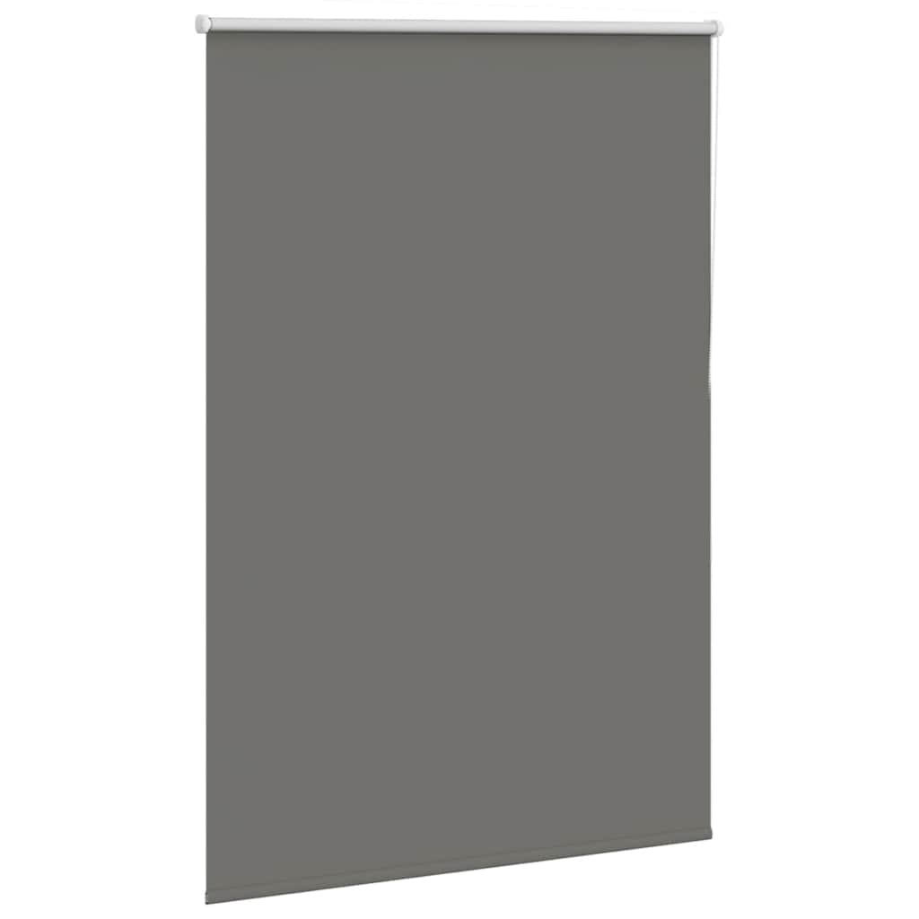 Roller Blind Blackout Grey 105x130 cm Fabric Width 100.7 cm Polyester
