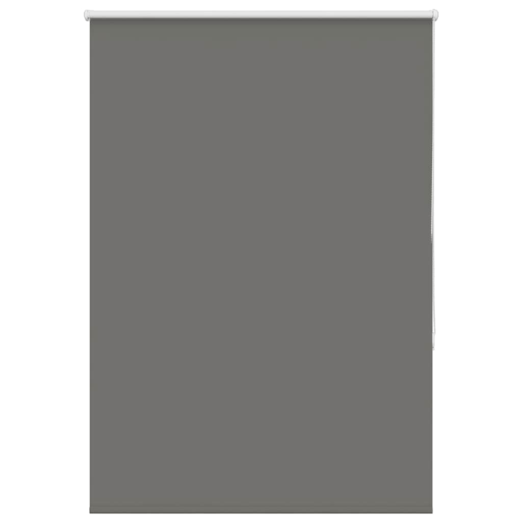Roller Blind Blackout Grey 115x130 cm Fabric Width 110.7 cm Polyester