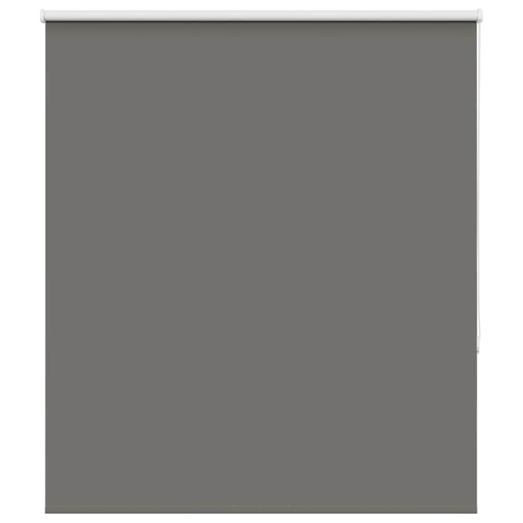 Roller Blind Blackout Grey 125x130 cm Fabric Width 121.6 cm Polyester