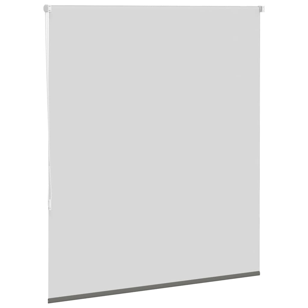 Roller Blind Blackout Grey 125x130 cm Fabric Width 121.6 cm Polyester