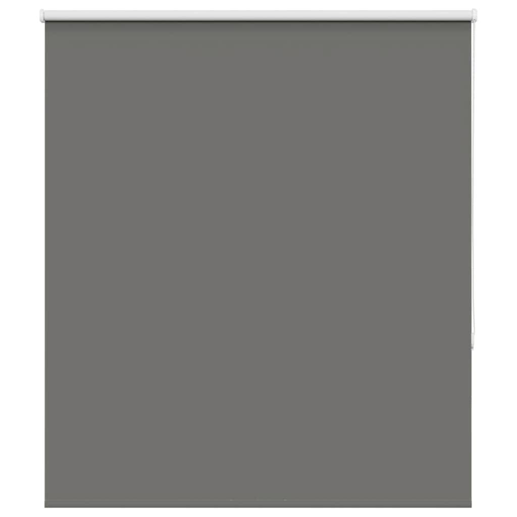 Roller Blind Blackout Grey 135x130 cm Fabric Width 131.6 cm Polyester