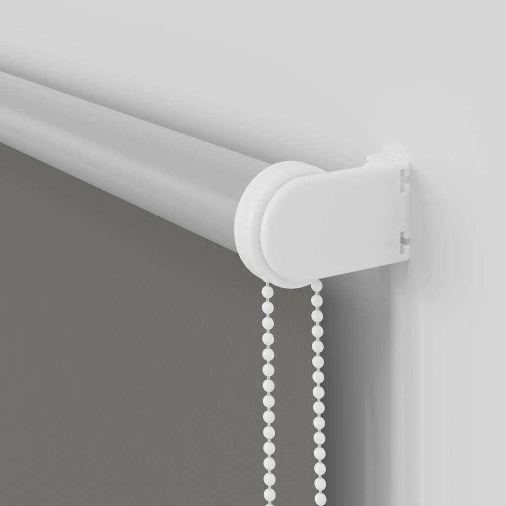 Roller Blind Blackout Grey 155x130 cm Fabric Width 151.6 cm Polyester