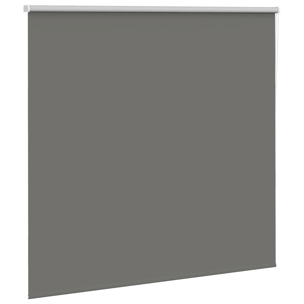Roller Blind Blackout Grey 160x130 cm Fabric Width 156.6 cm Polyester