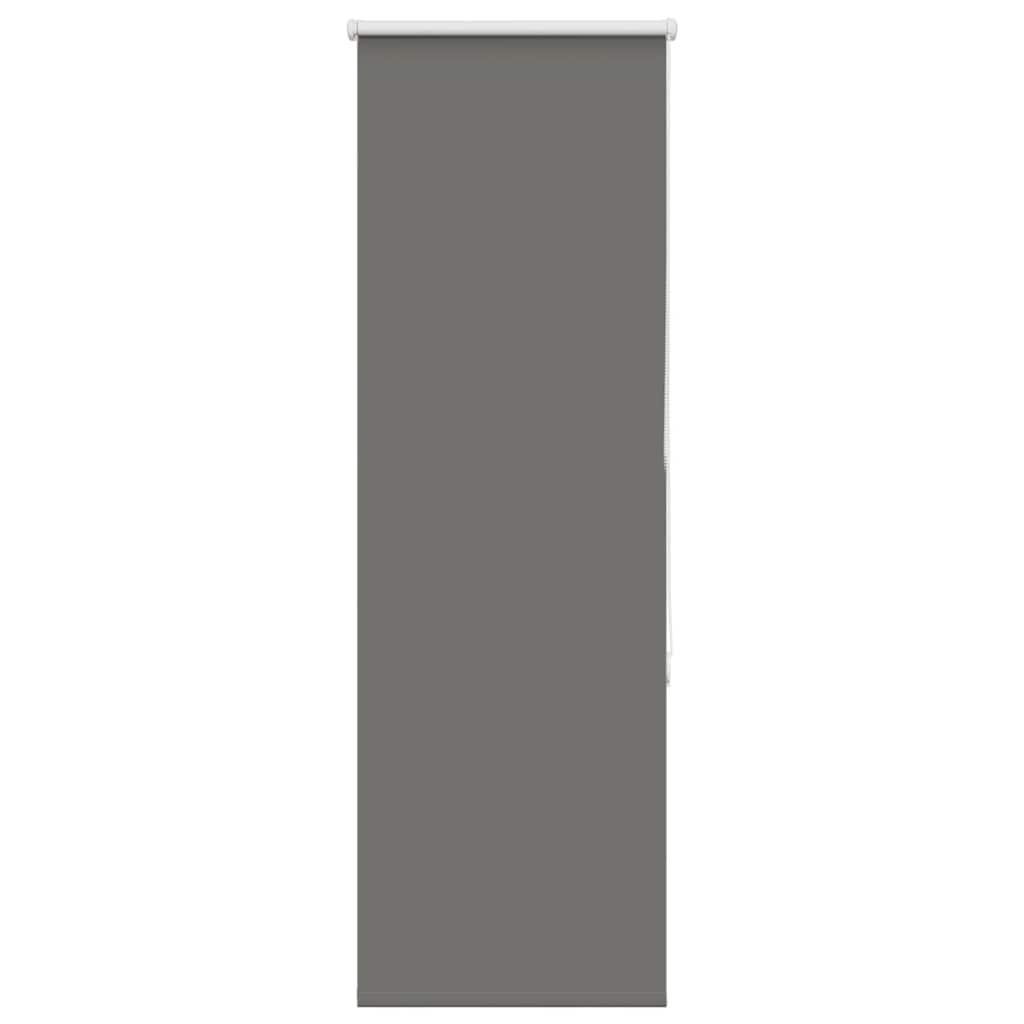 Roller Blind Blackout Grey 40x150 cm Fabric Width 35.7 cm Polyester
