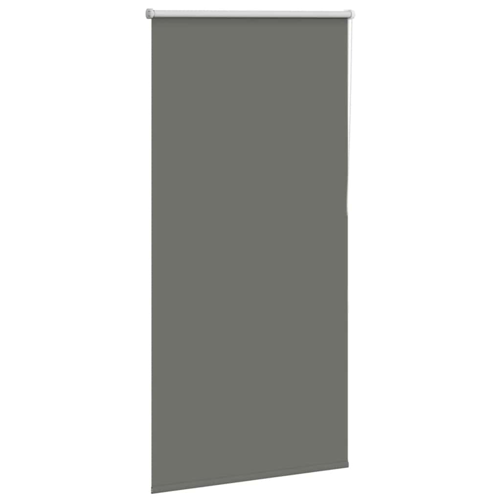 Roller Blind Blackout Grey 75x150 cm Fabric Width 70.7 cm Polyester
