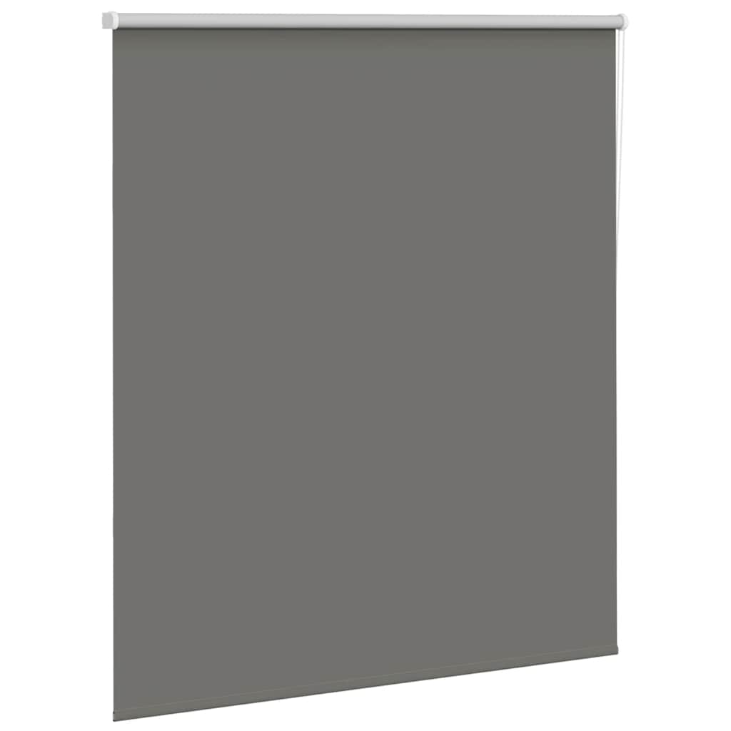 Roller Blind Blackout Grey 135x175 cm Fabric Width 131.6 cm Polyester