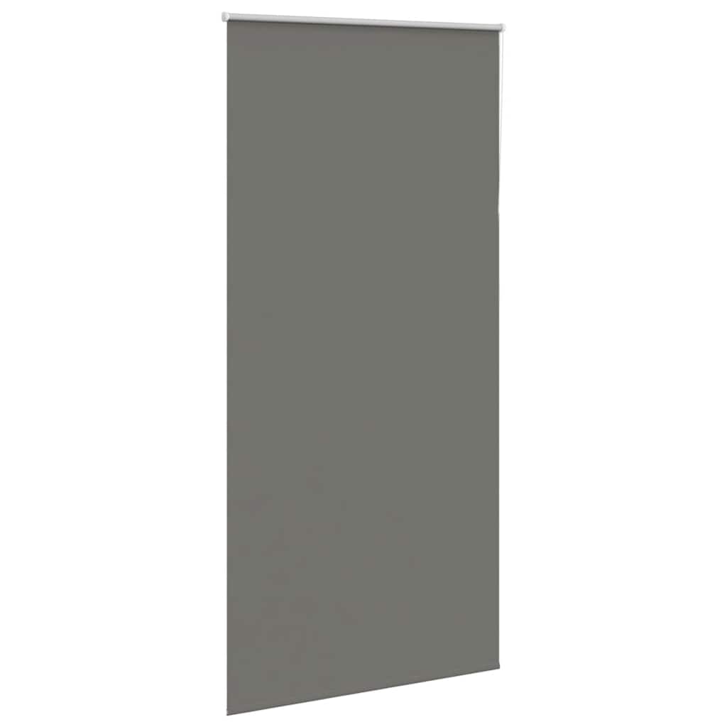 Roller Blind Blackout Grey 95x210 cm Fabric Width 90.7 cm Polyester