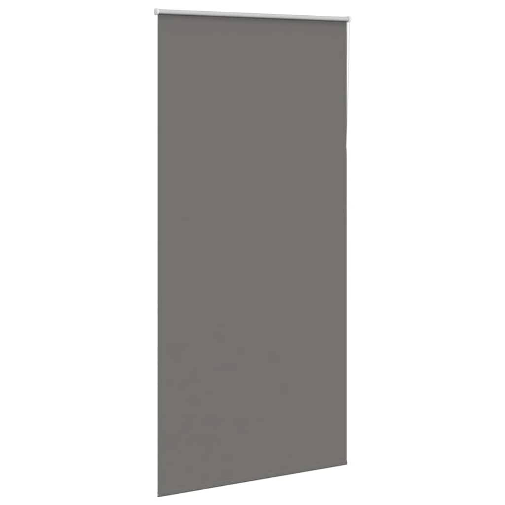 Roller Blind Blackout Grey 100x210 cm Fabric Width 95.7 cm Polyester