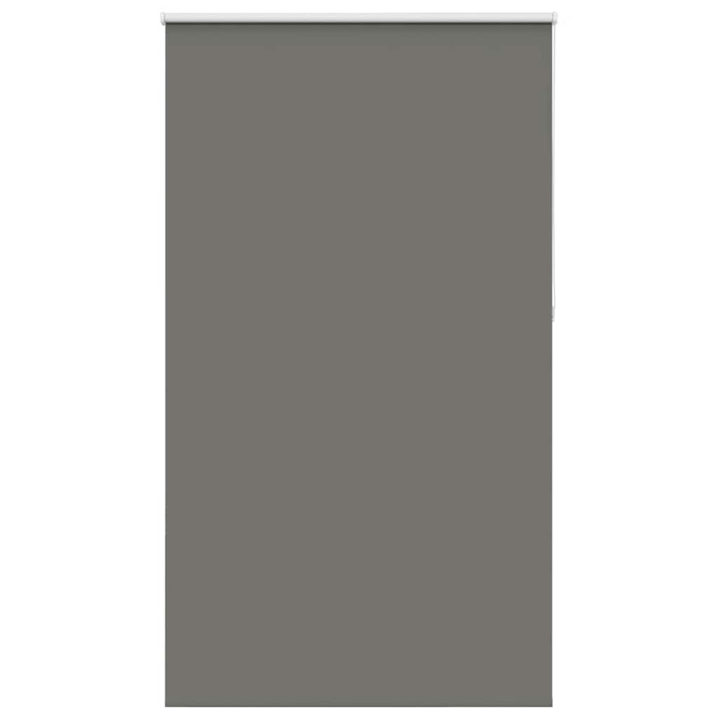 Roller Blind Blackout Grey 120x210 cm Fabric Width 116.6 cm Polyester