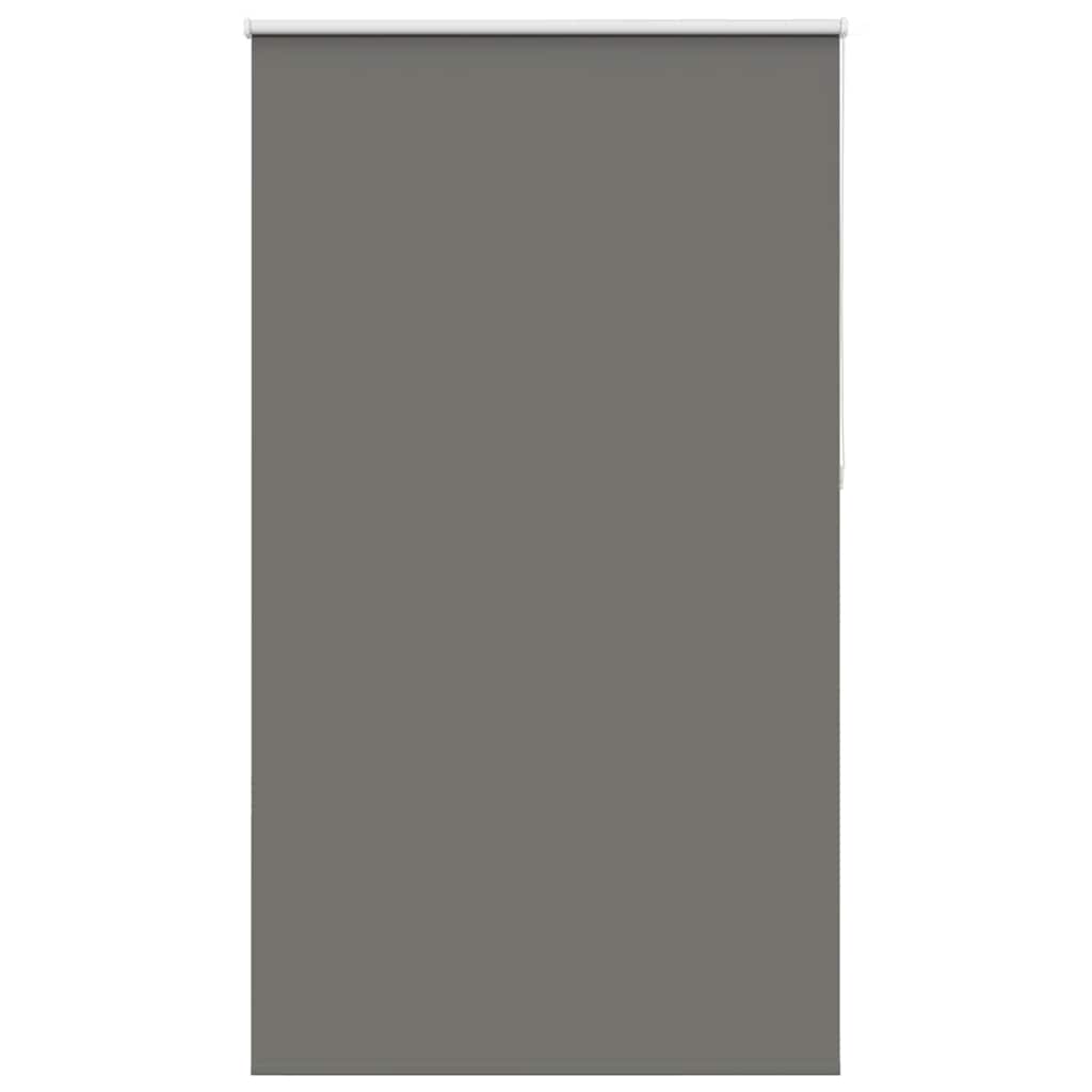 Roller Blind Blackout Grey 125x210 cm Fabric Width 121.6 cm Polyester