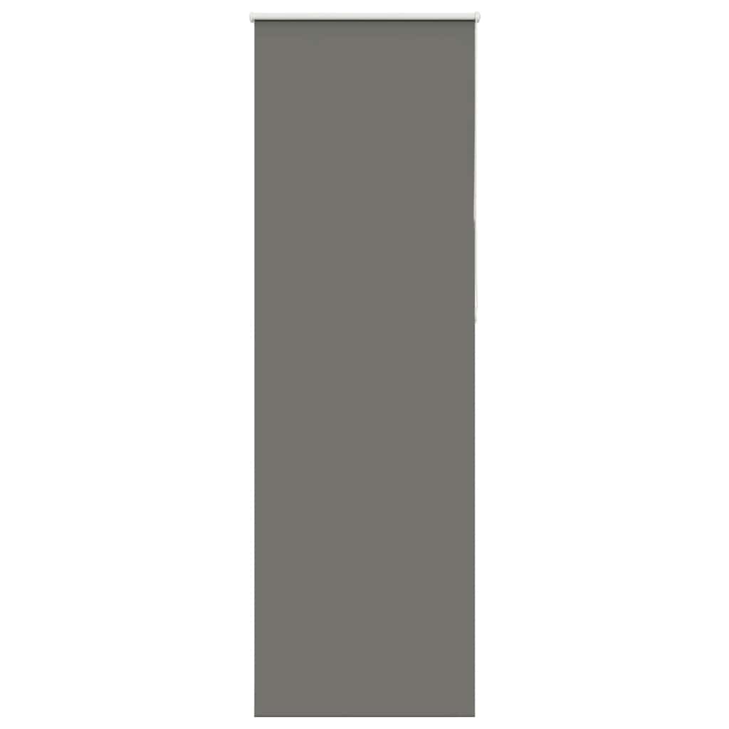 Roller Blind Blackout Grey 80x230 cm Fabric Width 75.7 cm Polyester